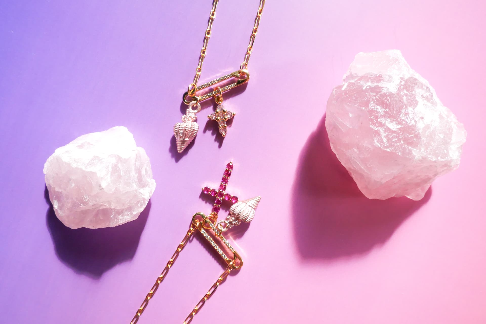 Finesse Atelier charm necklaces