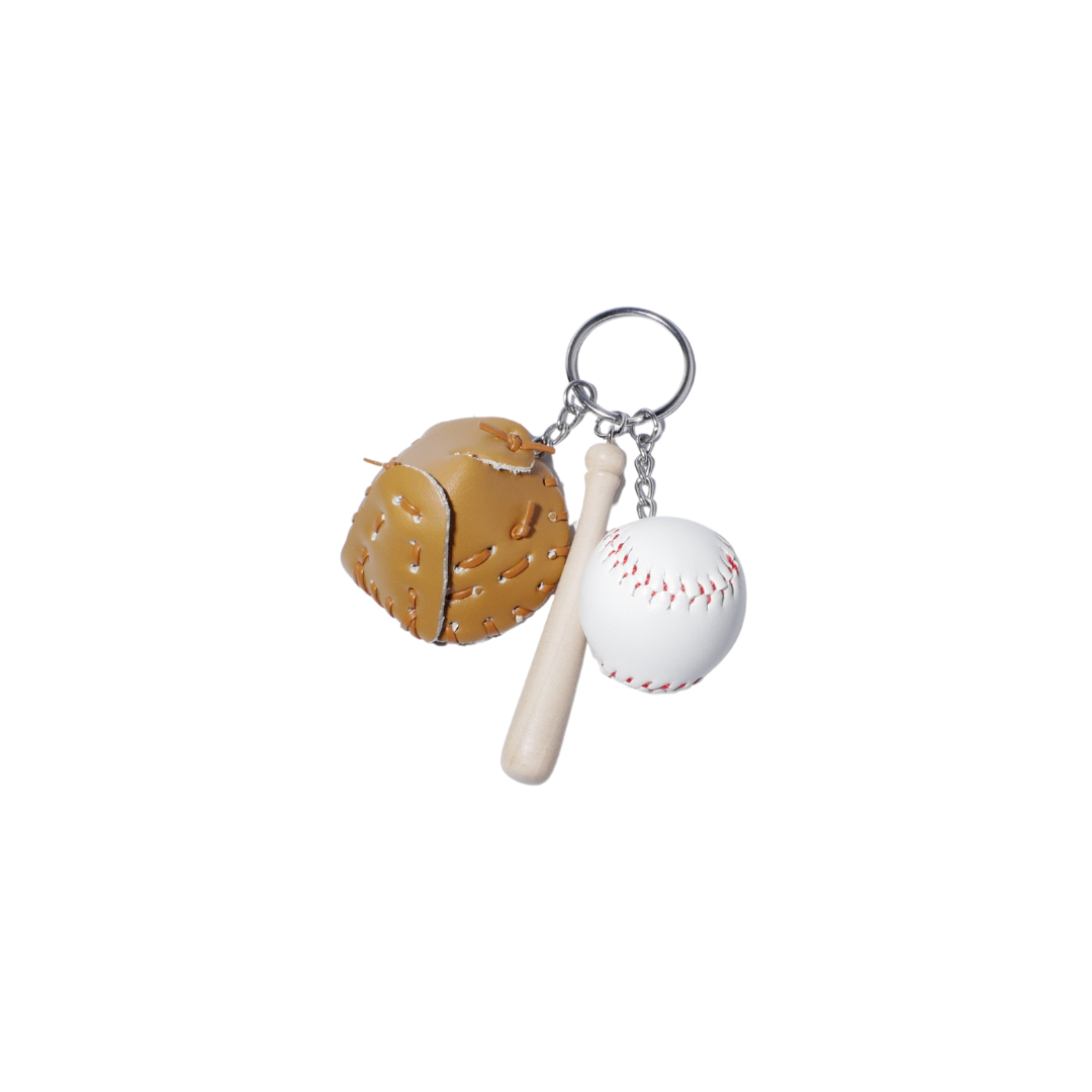 Baseball Home Run Keychain Bag Charm