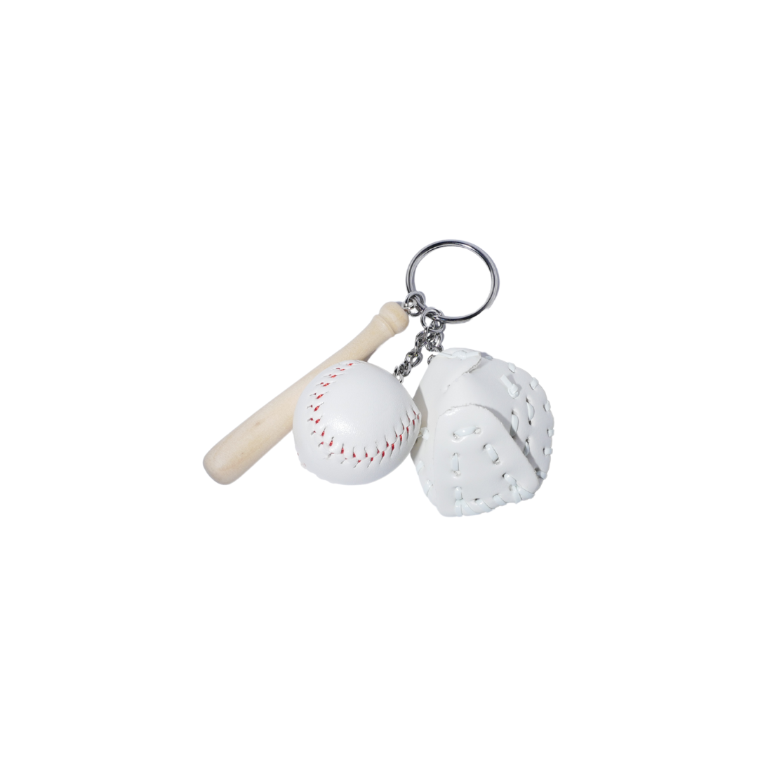 Baseball Home Run Keychain Bag Charm