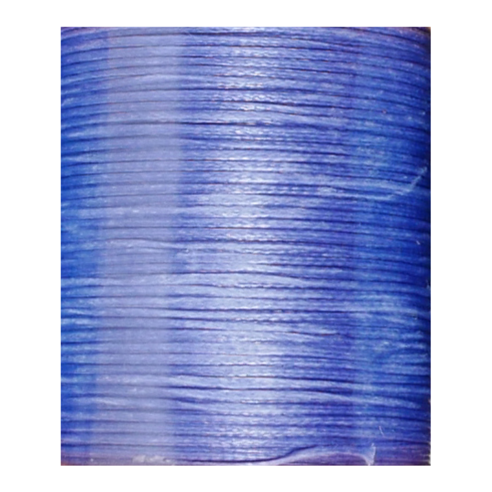 Blue Series Flat Wax Polyester Cords 0.6mm, 110m Per Roll