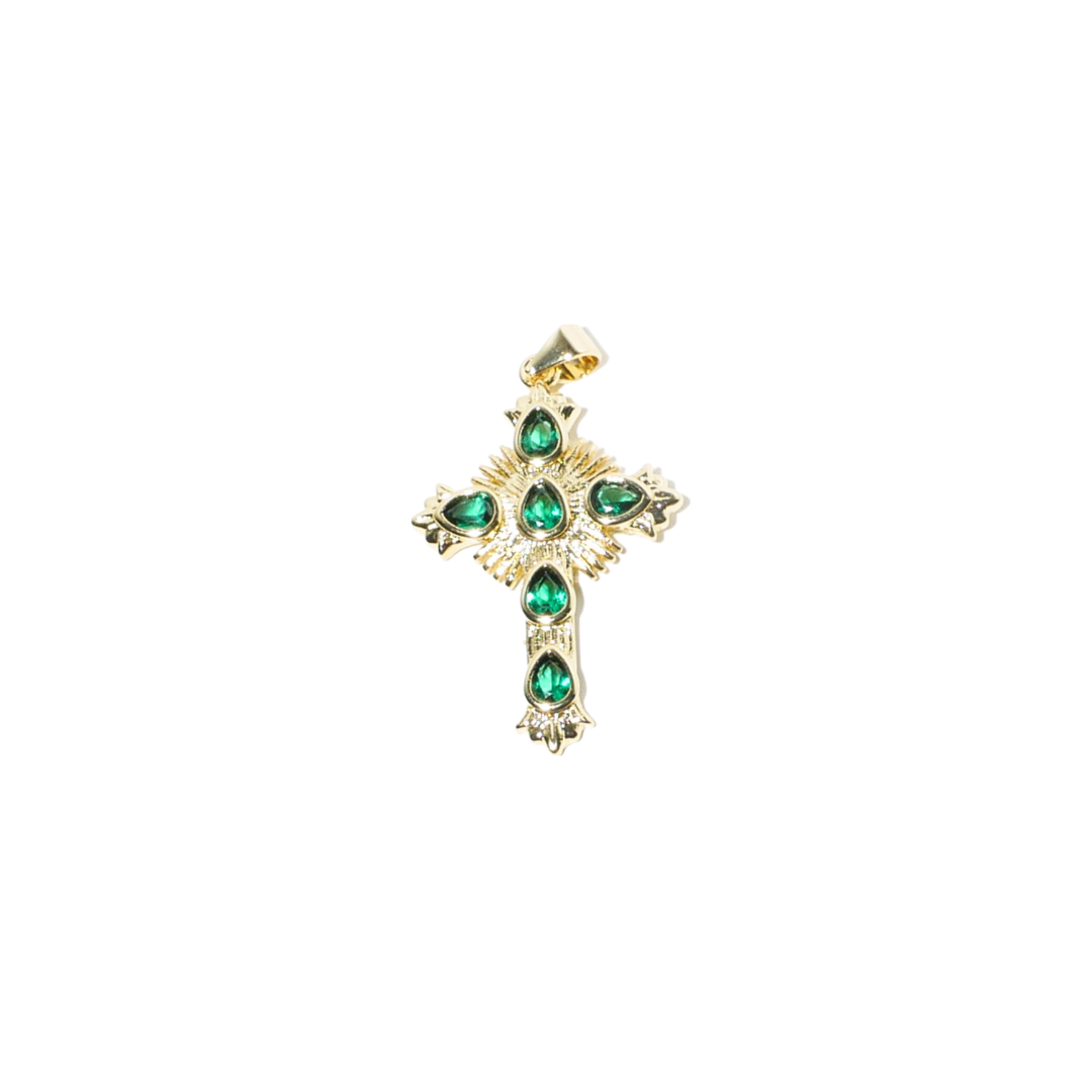 Jade Cross Pendant