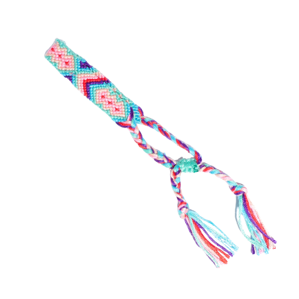 Kaleidoscope Knots Macrame Bracelets