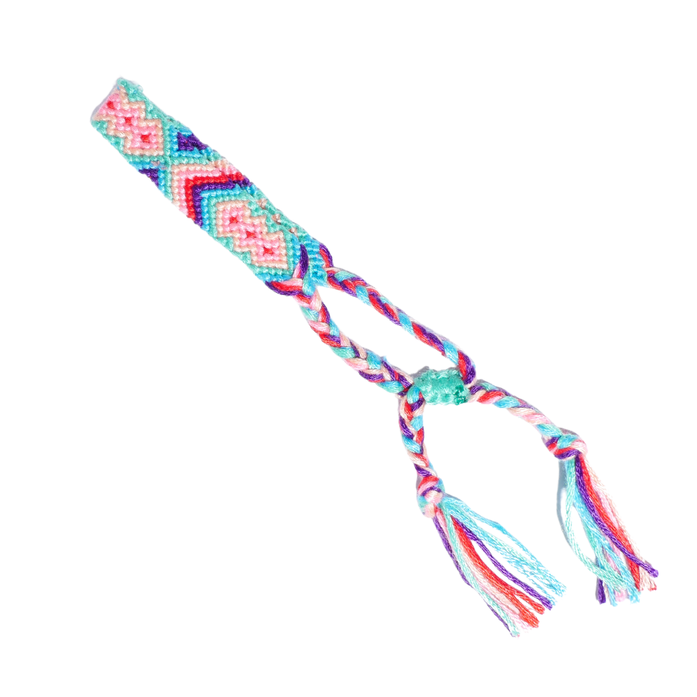 Kaleidoscope Knots Macrame Bracelets