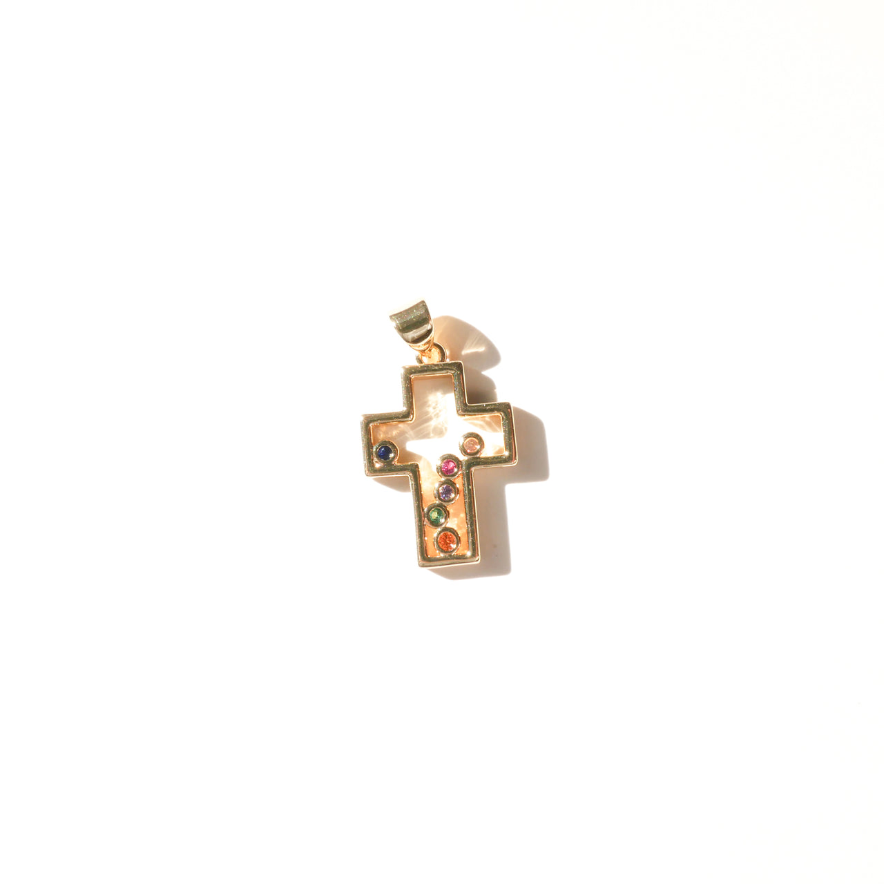 Phoebe Gold-plated Cross Charm