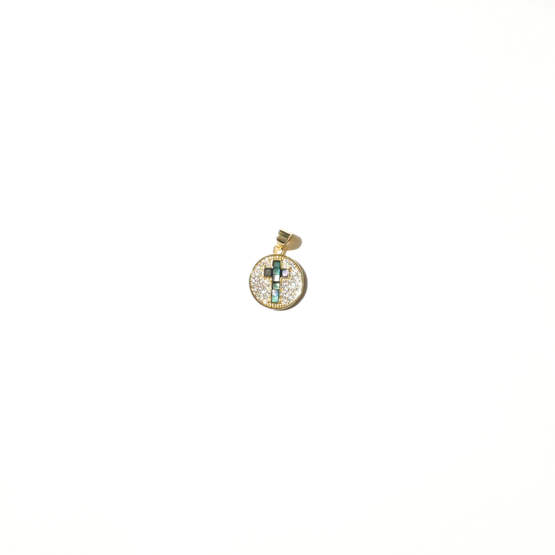 Ruth Mother of Pearl Gold-plated Mini Charm