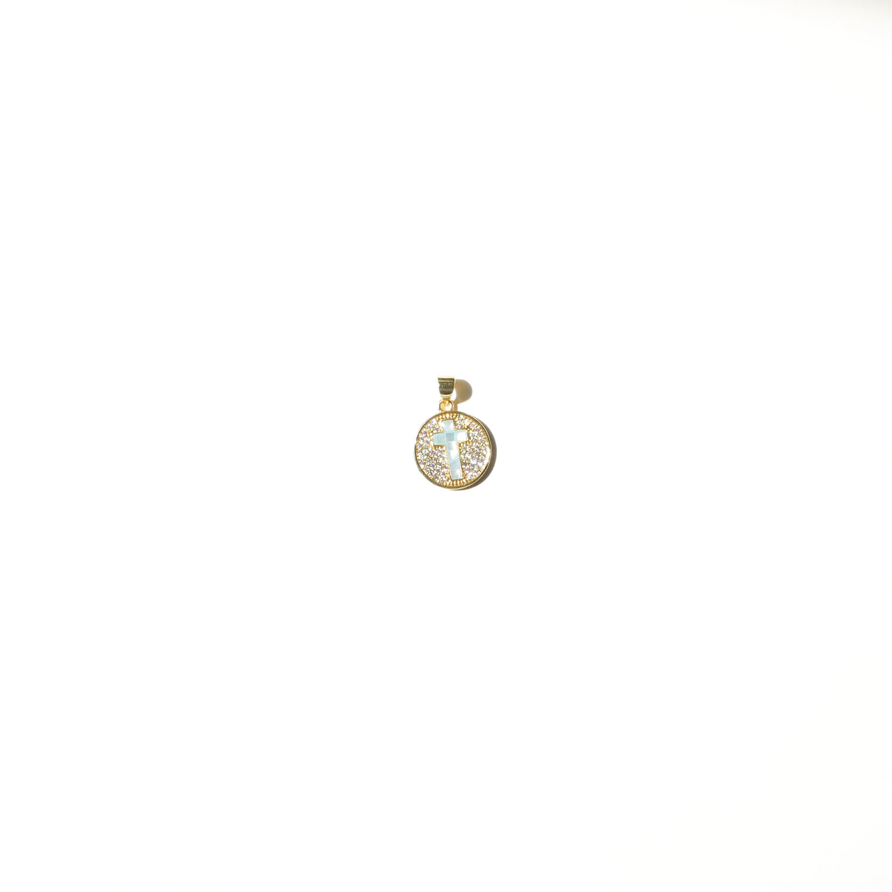 Ruth Mother of Pearl Gold-plated Mini Charm