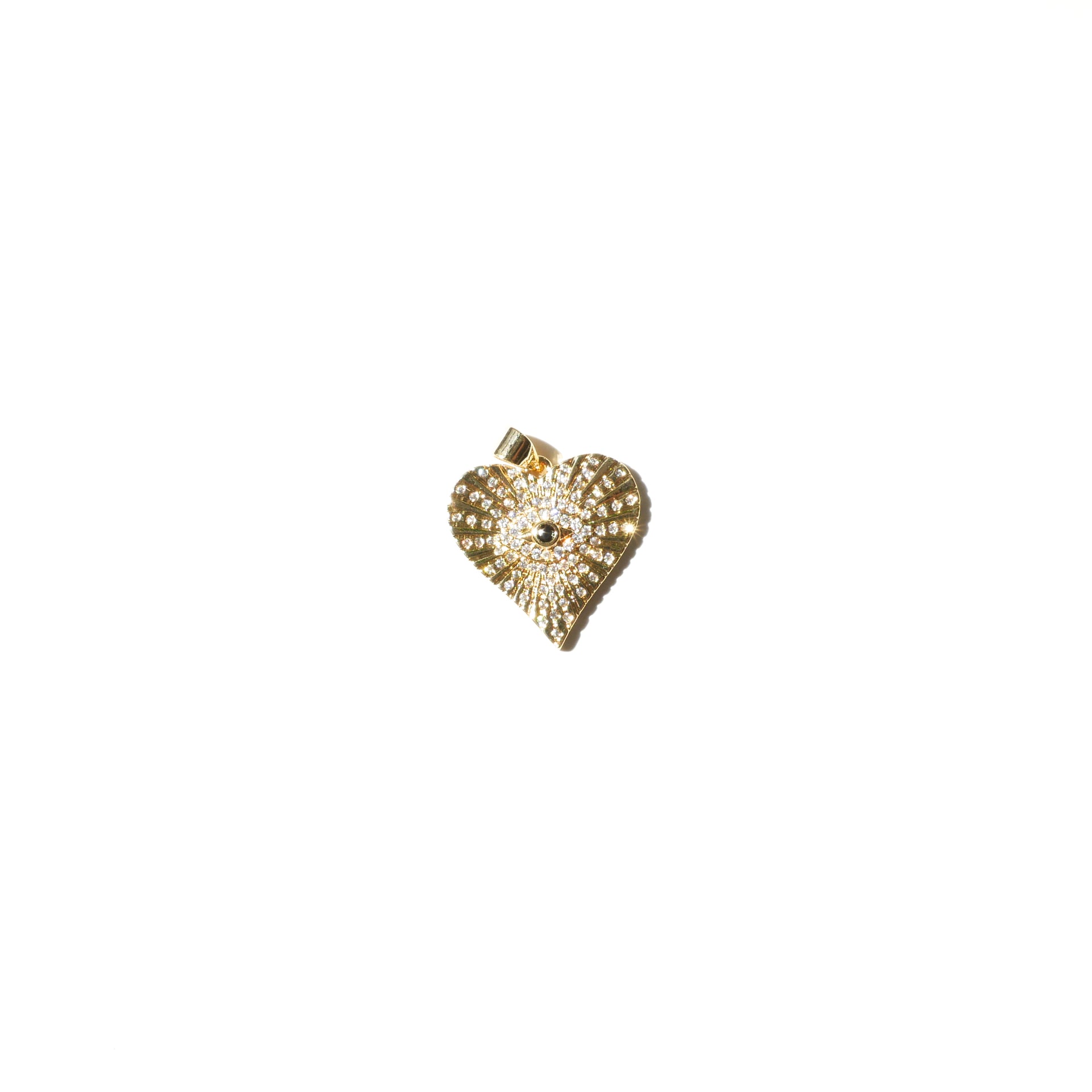 Laila Gold-plated Heart Pendant