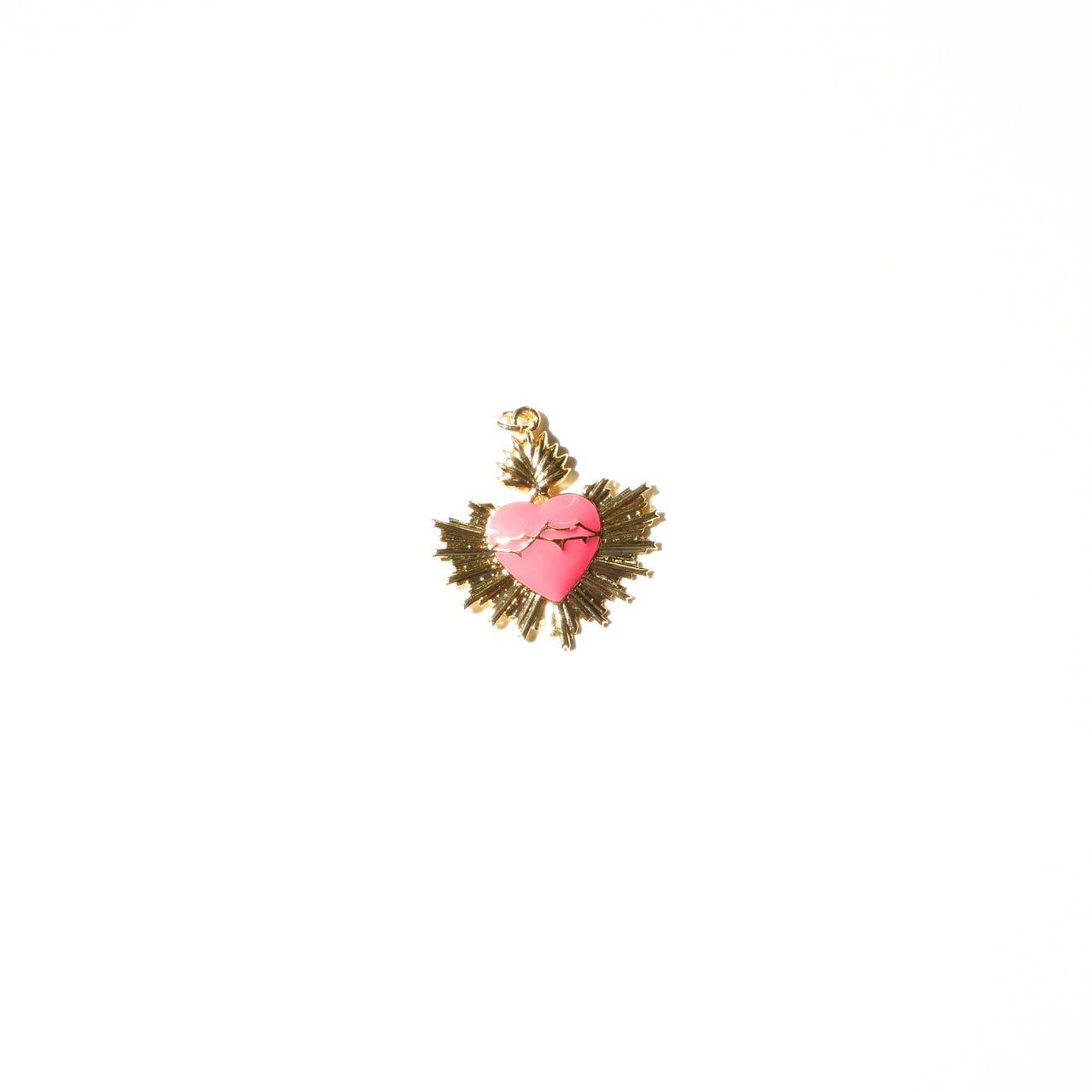 Gloria Hot Pink Heart Pendant