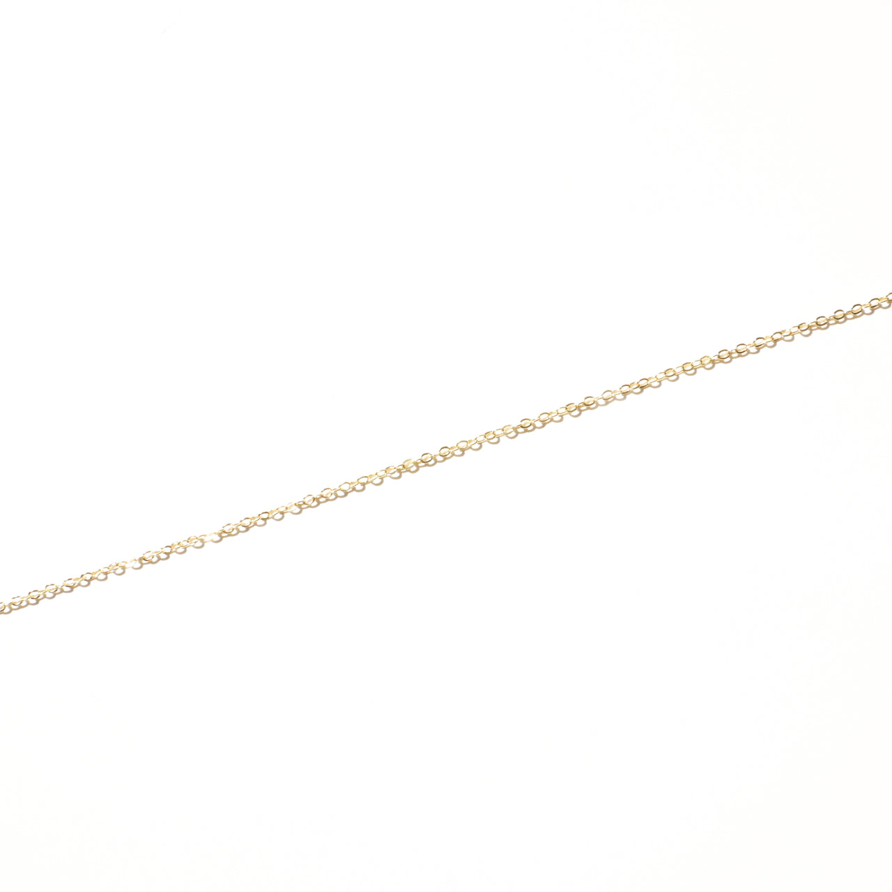 Gold-plated Thin O-shape Necklace Chain