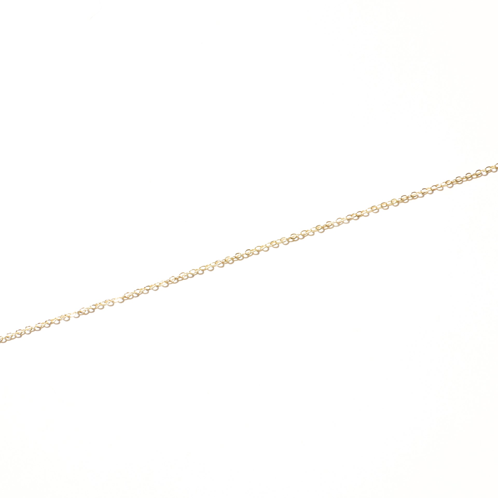 Gold-plated Thin O-shape Necklace Chain