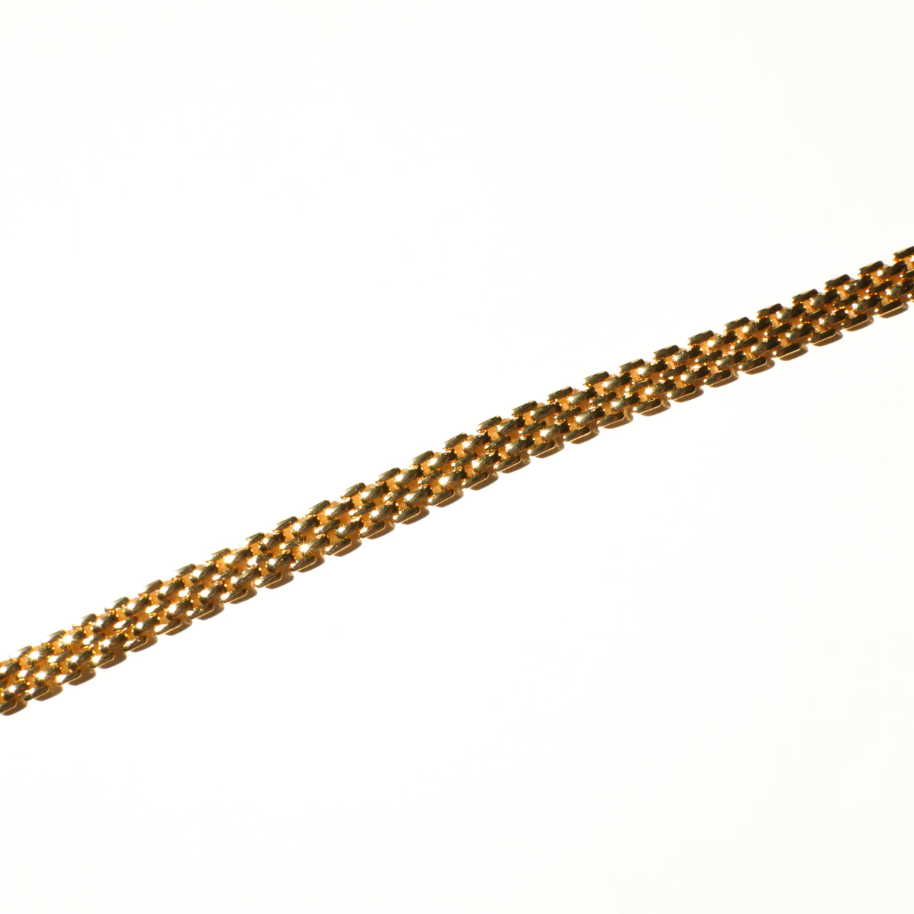 Anita 18K Gold Plated Mesh Chain Necklace