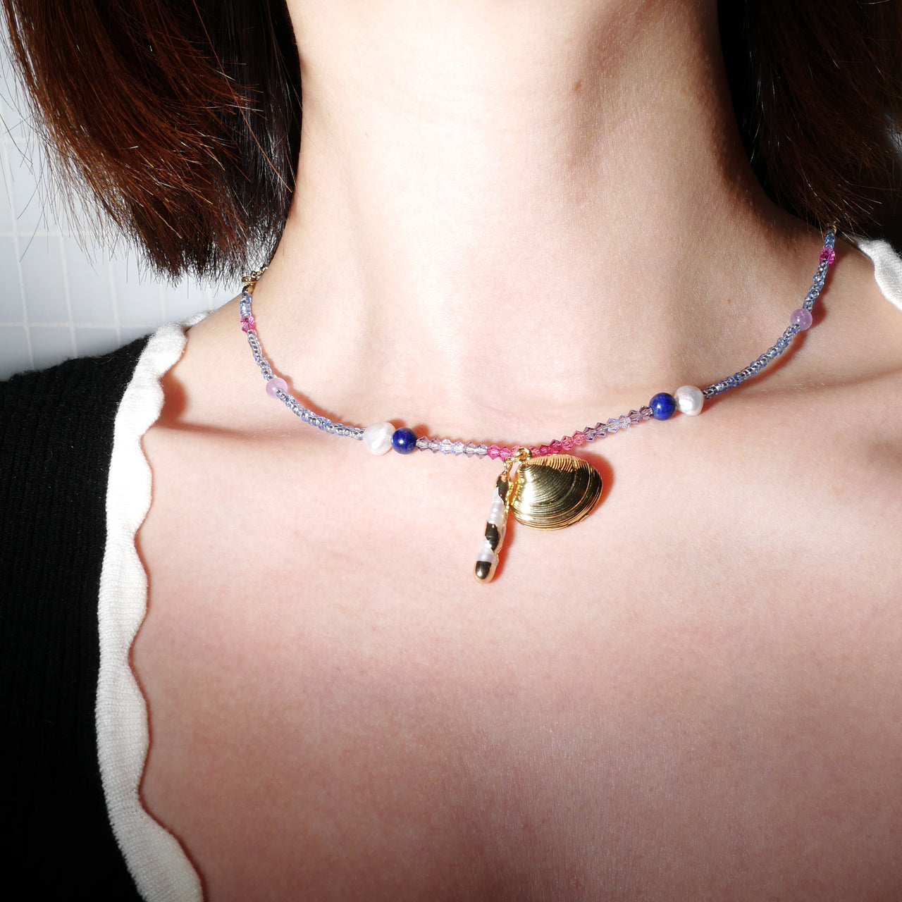 Ocean Hotline Handmade Beads Necklace