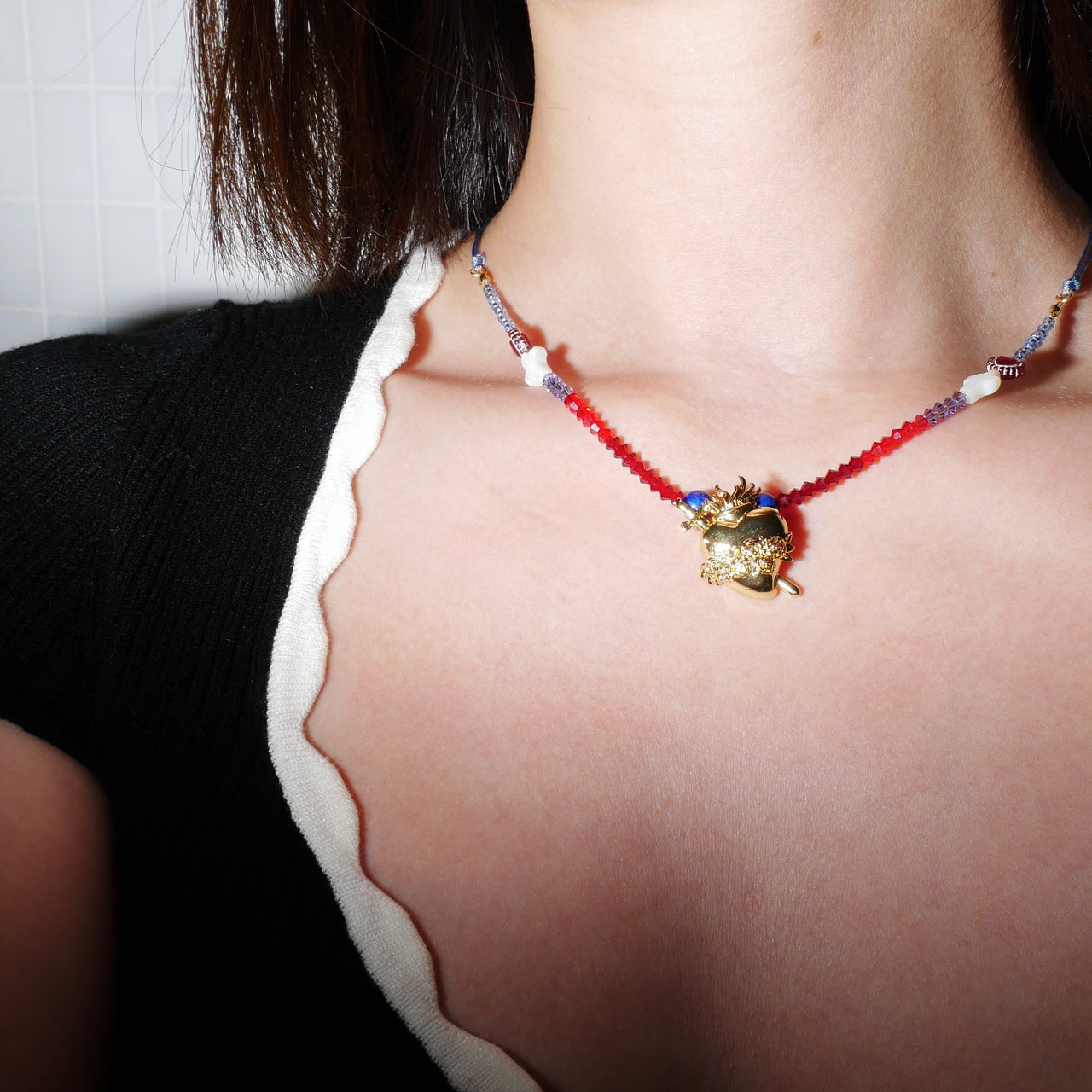 Pray To Slay Handmade Beads Necklace