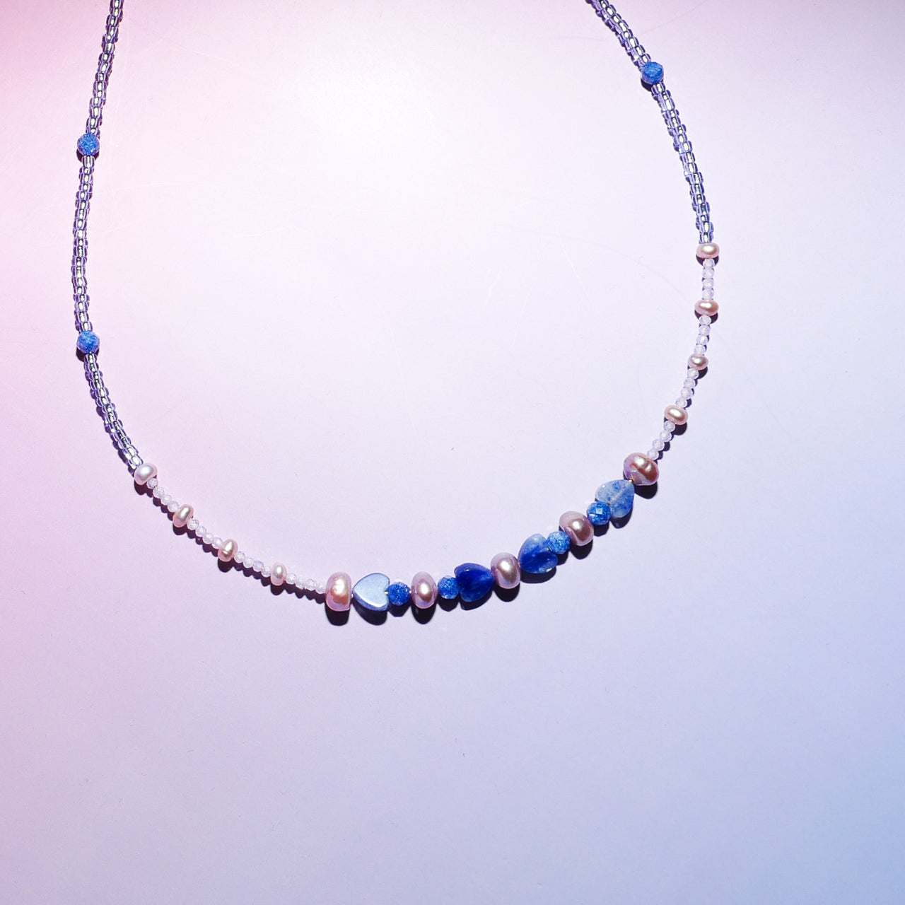 Bleu de Mer Natural Stones Beaded Necklace
