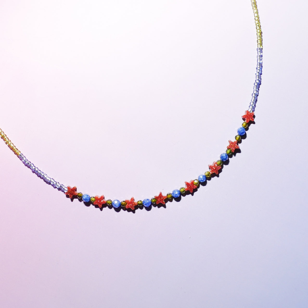 Jardin Celeste Natural Stones Beaded Necklace