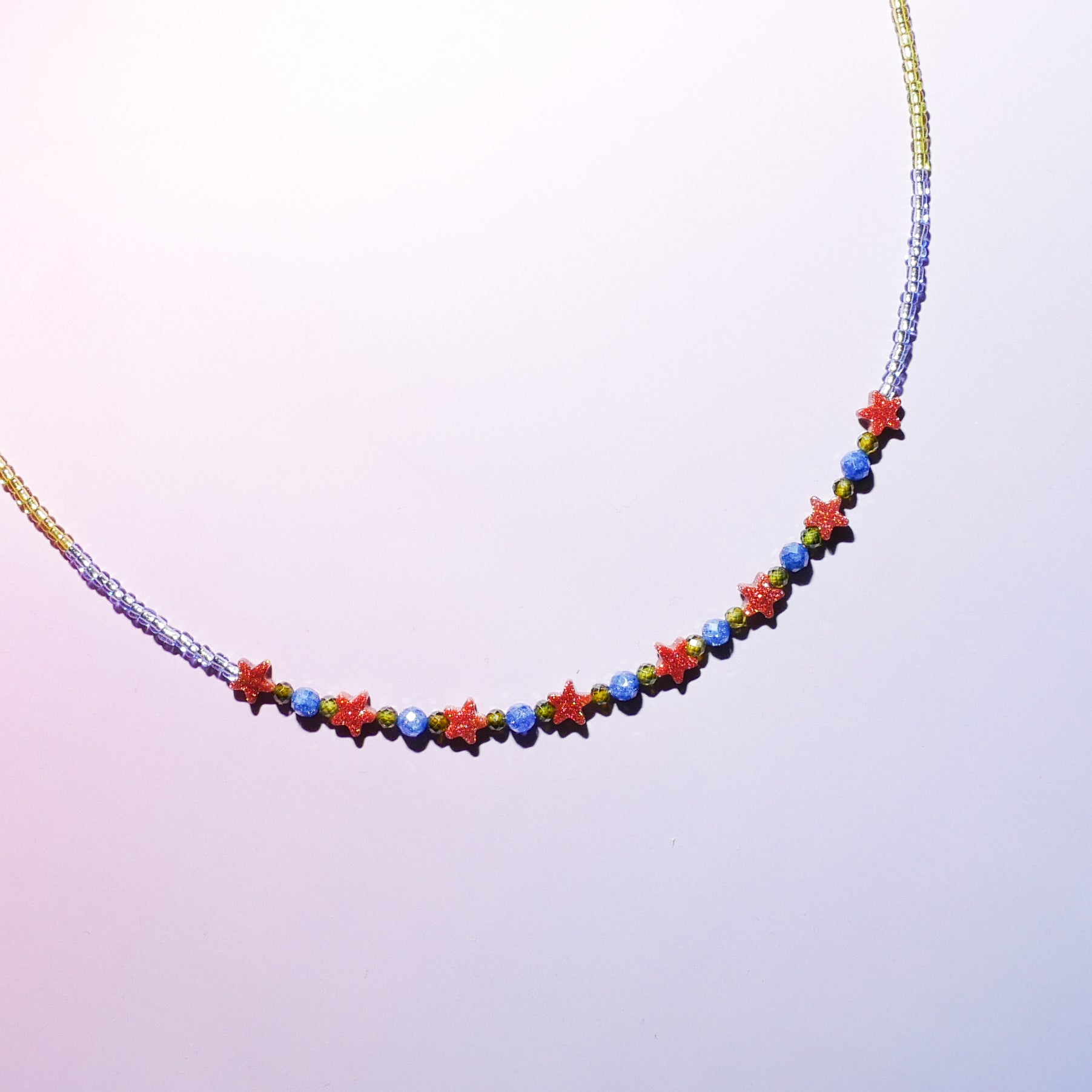 Jardin Celeste Natural Stones Beaded Necklace