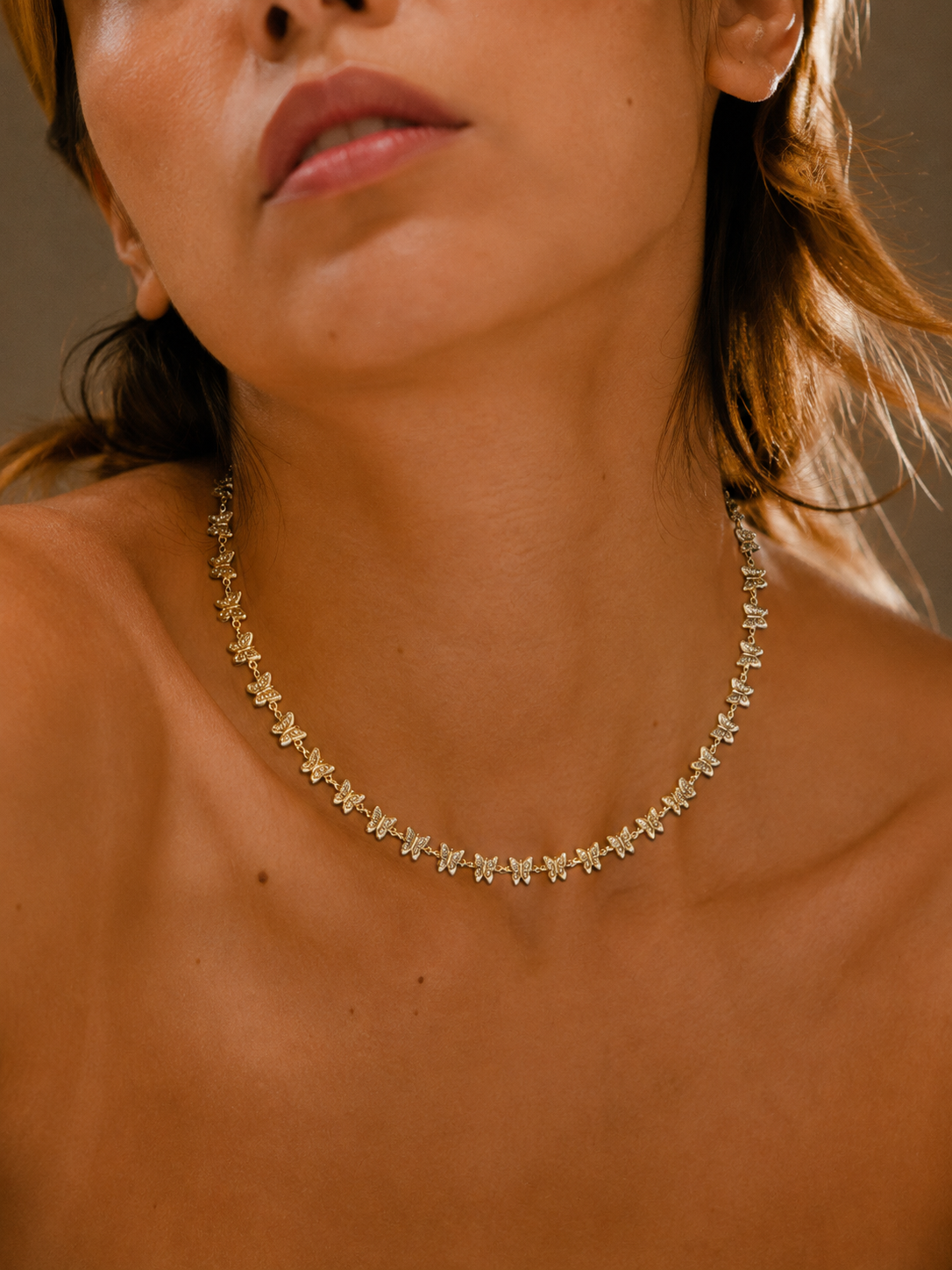 The Talia Butterfly Necklace - 18K Gold-plated