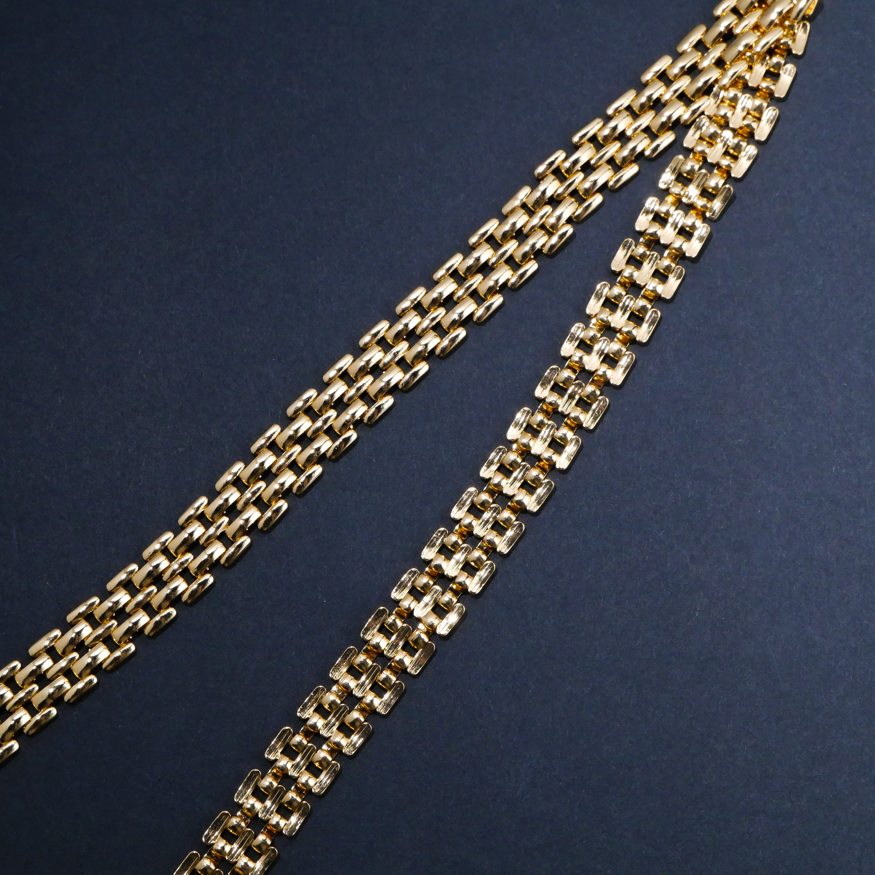 18K Gold Mesh Necklace Ready to Wear Gold Filled Necklace 